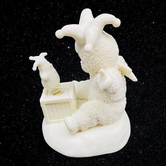 Vintage 2000 Department 56 Snowbabies “Pop Goes The Snowman” Figurine 4.5”T 3”W - Picture 4 of 7